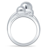 Triple Ball Open Ring