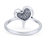 Mushroom Heart Ring