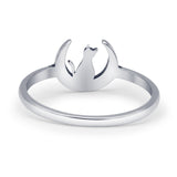 Moon & Cat Ring