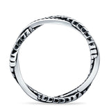 Twisted Leaf Vine Ring