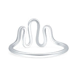 Wave Line Ring