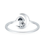 Crescent Moon Mushroom Ring