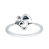 Mushroom Star Ring Oxidized 925 Sterling Silver Wholesale