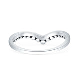 V Shape Beaded Ring