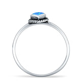 Pear Teardrop Solitaire Ring