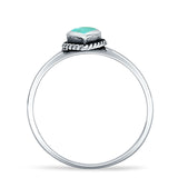 Pear Teardrop Solitaire Ring