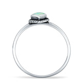 Pear Teardrop Solitaire Ring