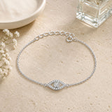 Evil Eye CZ Adjustable Bracelet 