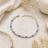 Evil Eye CZ Tennis Bracelet
