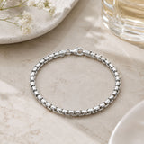 Italian Box Link Chain Bracelet