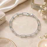 Paperclip Link Chain Bracelet