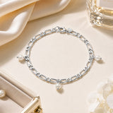 Pearl Figaro Link Chain Bracelet
