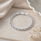 Italian Rope Chain Bracelet