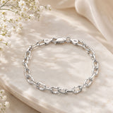Oval Mariner Link Bracelet