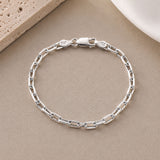 Paperclip Link Adjustable Bracelet