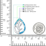 Floral Leaf Pendant