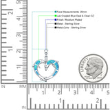 Dolphin Heart Pendant
