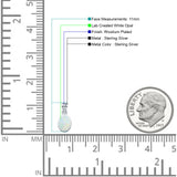 Oval Solitaire Pendant