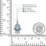 Hamsa Hand Pendant