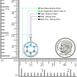 CZ Star of David Pendant
