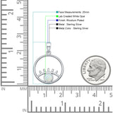Evil Eye Round Pendant