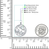 Sea Life Round Pendant