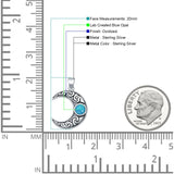 Celtic Moon Pendant