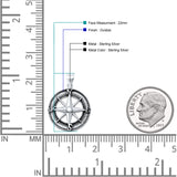 Compass Direction Pendant