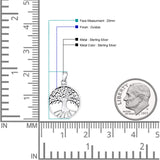 Tree of Life Round Pendant