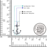 Mermaid Anchor Pendant