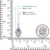 Hamsa Hand Star of David Pendant