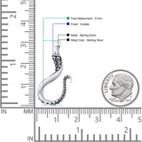 Octopus Tentacle Pendant