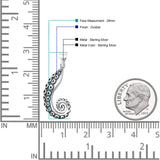 Octopus Tentacle Pendant