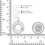 Roman Numerals Pendant
