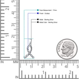 Breast Cancer Ribbon Pendant