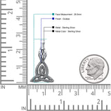 Celtic Knot Snakes Pendant