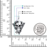 Skull & Snake Pendant