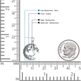 Celtic Moon & Tree Pendant