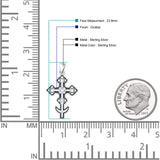  Cross Filigree Pendant