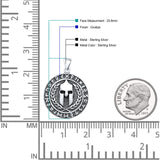  Spartan Warrior Pendant