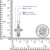  Filigree Cross Pendant