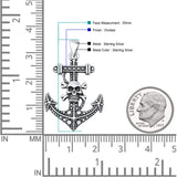 Skull Anchor Pendant