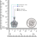 Plumeria Flower Filigree Pendant