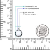 Round Disc Pendant