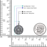 Zodiac Wheel Pendant