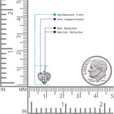 Filigree Heart Pendant