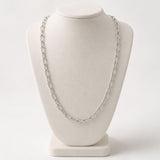 Twisted Rope Paperclip Chain Necklace