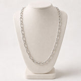 Twisted Rope Paperclip Chain Necklace