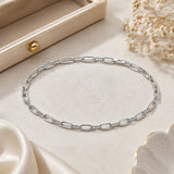 Twisted Rope Paperclip Link Bracelet