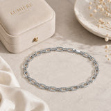 Twisted Rope Paperclip Link Bracelet